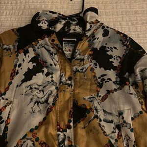 Fun silk vintage jacket
